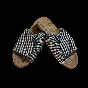 Sam Edelman gingham slides 6 ws4